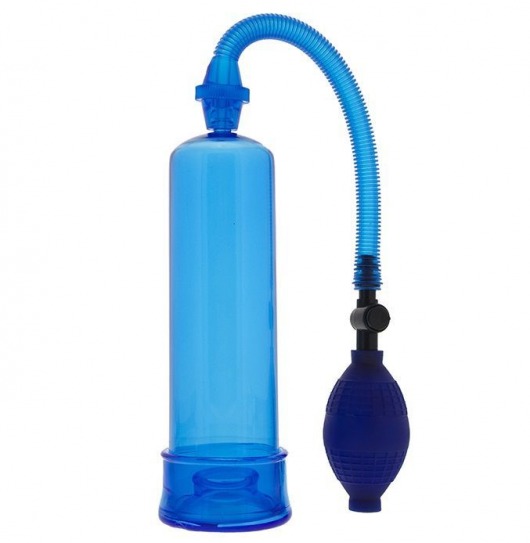 Синяя вакуумная помпа MENZSTUFF PENIS ENLARGER - Dream Toys - в Костроме купить с доставкой