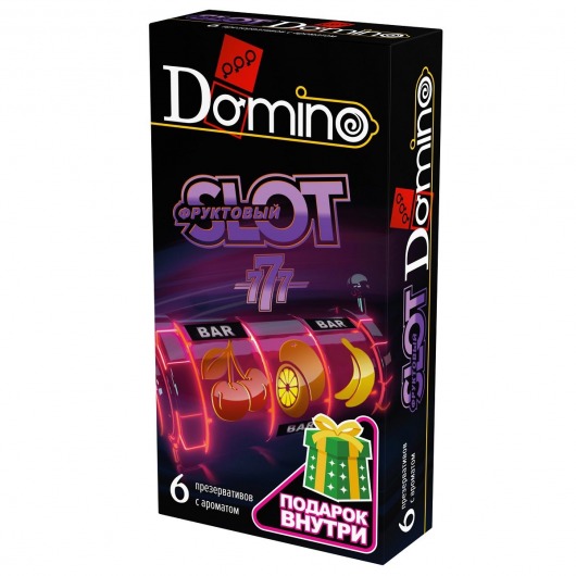Ароматизированные презервативы DOMINO  Фруктовый слот  - 6 шт. - Domino - купить с доставкой в Костроме