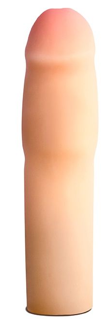 Телесная насадка-удлинитель на пенис PERFORMANCE 1.5INCH COCK XTENDER - 16 см. - Blush Novelties - в Костроме купить с доставкой
