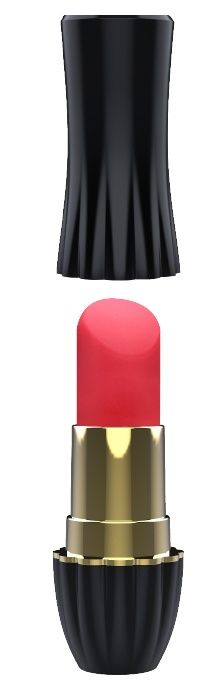 Клиторальный стимулятор-помада LIPSTICK - 9,3 см. - Dream Toys - купить с доставкой в Костроме