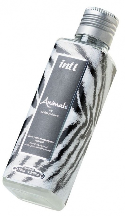 Массажное масло ANIMALS by Fatima Moura с возбуждающим эффектом - 130 мл. - INTT - купить с доставкой в Костроме
