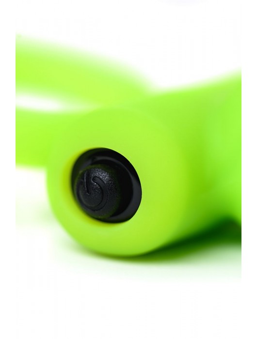 Зеленое эрекционное виброкольцо на пенис Cock Ring - A-toys - в Костроме купить с доставкой