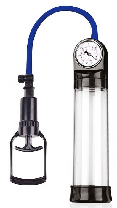 Прозрачная вакуумная помпа Sex Expert с манометром - Sex Expert - в Костроме купить с доставкой