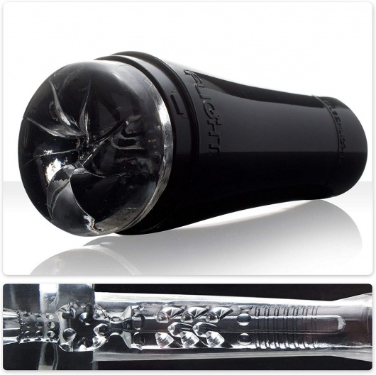Черный мастурбатор-анус Fleshlight - Flight Pilot - Fleshlight - в Костроме купить с доставкой