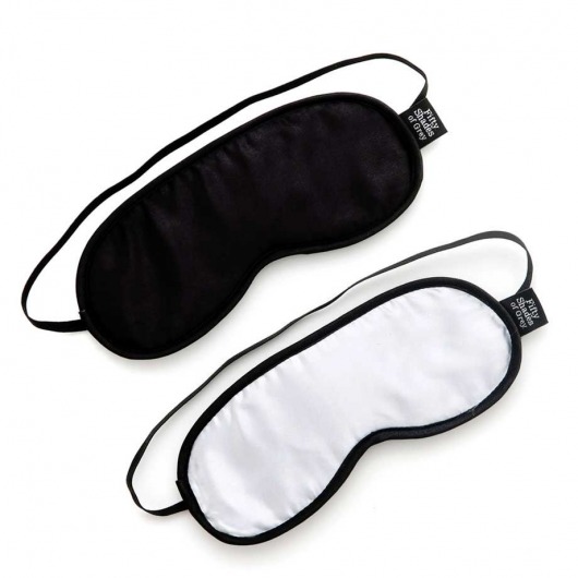Набор из двух масок на глаза Soft Blindfold Twin Pack - Fifty Shades of Grey - купить с доставкой в Костроме