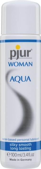 Лубрикант на водной основе pjur WOMAN Aqua - 100 мл. - Pjur - купить с доставкой в Костроме