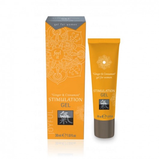 Возбуждающий интимный гель STIMULATION GEL Ginger   Cinnamon - 30 мл. - Shiatsu - купить с доставкой в Костроме