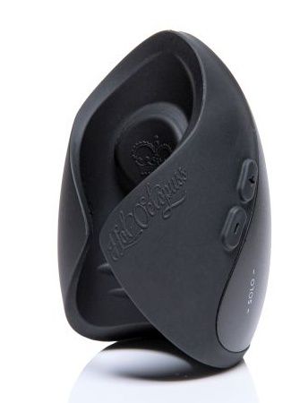 Черный инновационный мужской вибратор PULSE SOLO ESSENTIAL - Hot Octopuss - в Костроме купить с доставкой