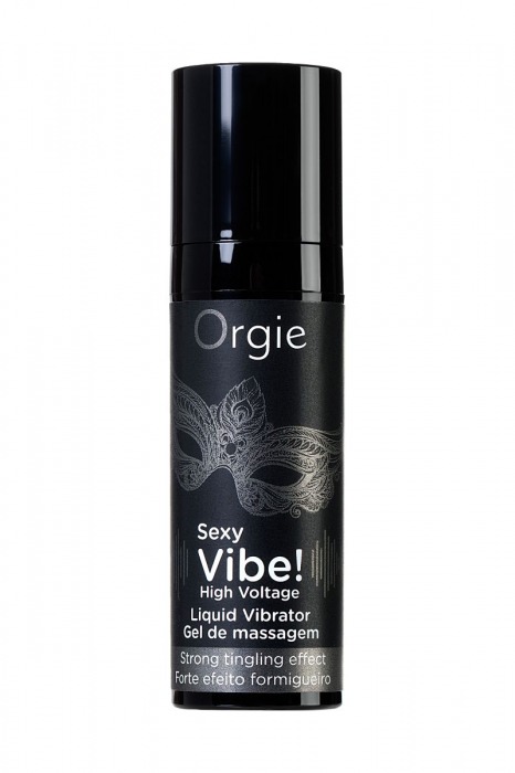 Гель для массажа ORGIE Sexy Vibe High Voltage с эффектом вибрации - 15 мл. - ORGIE - купить с доставкой в Костроме