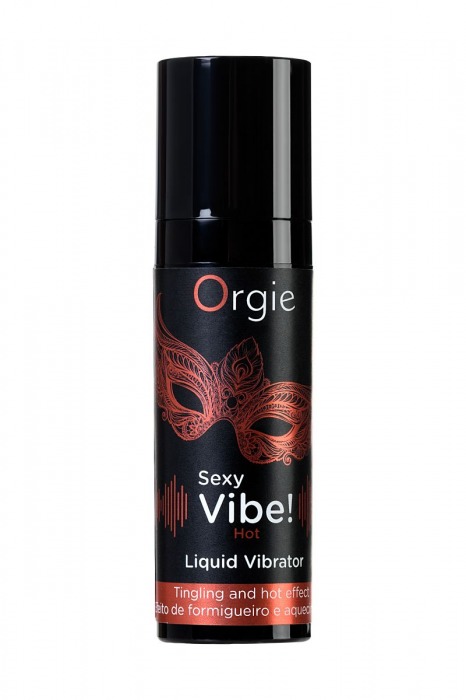 Разогревающий гель для массажа ORGIE Sexy Vibe Hot с эффектом вибрации - 15 мл. - ORGIE - купить с доставкой в Костроме