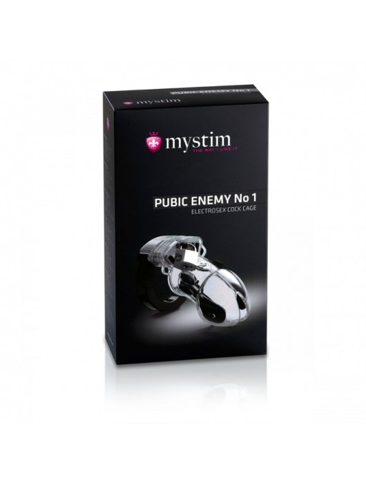 Пояс верности с электростимуляцией Pubic Enemy №1 - MyStim - купить с доставкой в Костроме