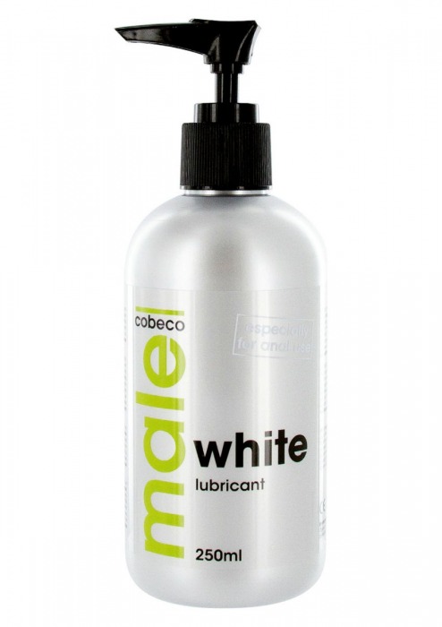 Анальная смазка на водной основе MALE Cobeco White Lubricant - 250 мл. - Cobeco - купить с доставкой в Костроме