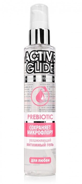Увлажняющий интимный гель Active Glide Prebiotic - 100 гр. - Биоритм - купить с доставкой в Костроме