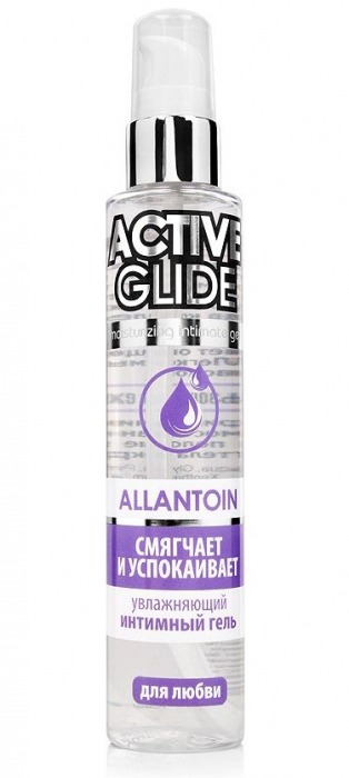 Увлажняющий интимный гель Active Glide Allantoin - 100 гр. - Биоритм - купить с доставкой в Костроме