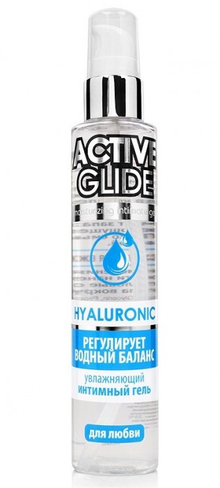 Увлажняющий интимный гель Active Glide Hyaluronic - 100 гр. - Биоритм - купить с доставкой в Костроме