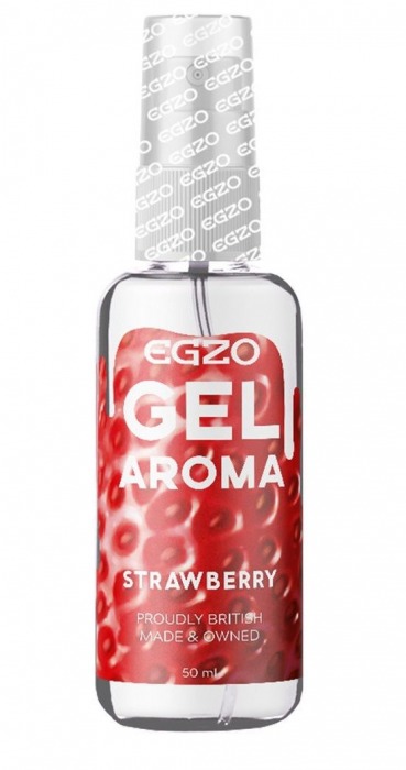 Интимный лубрикант EGZO AROMA с ароматом клубники - 50 мл. - EGZO - купить с доставкой в Костроме