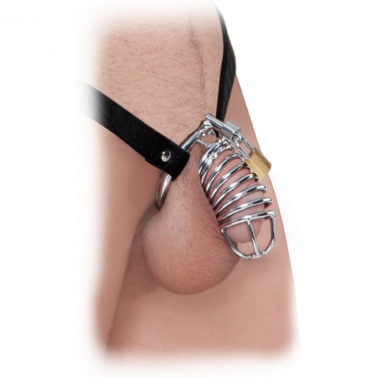 Кольцо верности Extreme Chastity Belt с фиксацией головки - Pipedream - купить с доставкой в Костроме