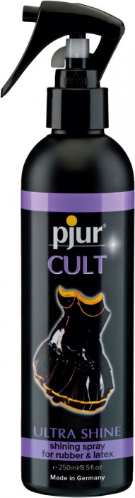Спрей для ухода за одеждой из латекса pjur CULT Ultra Shine - 250 мл. - Pjur - купить с доставкой в Костроме