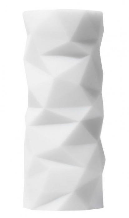 Белый 3D мастурбатор POLYGON - Tenga - в Костроме купить с доставкой