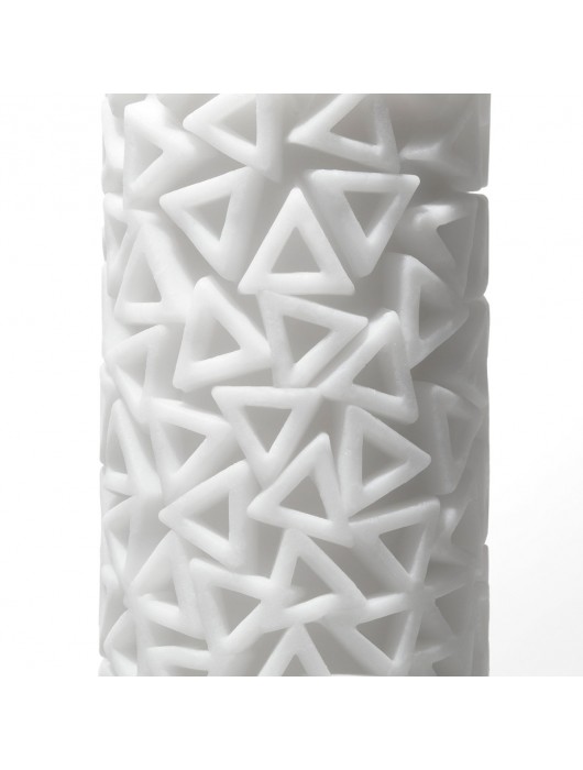 Белый 3D мастурбатор PILE - Tenga - в Костроме купить с доставкой