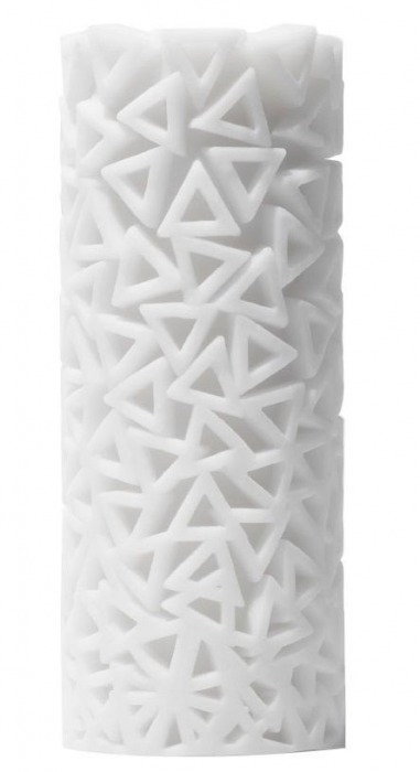 Белый 3D мастурбатор PILE - Tenga - в Костроме купить с доставкой