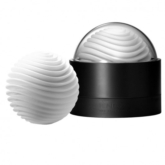Белый мастурбатор Tenga Geo Aqua - Tenga - в Костроме купить с доставкой