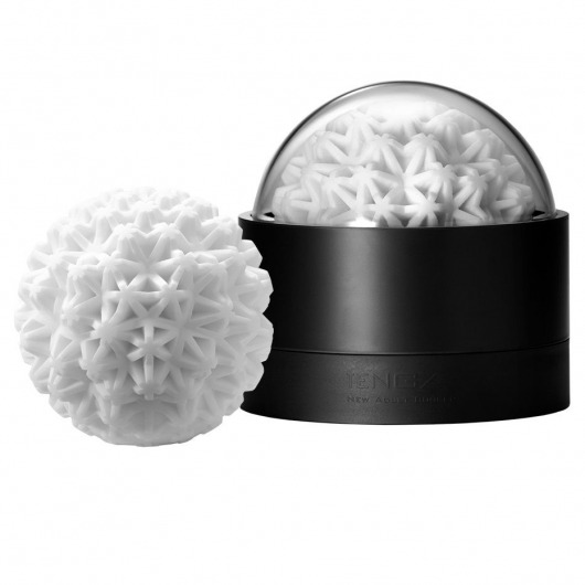 Белый мастурбатор Tenga Geo Coral - Tenga - в Костроме купить с доставкой
