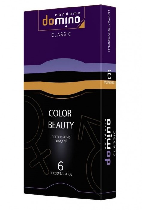 Разноцветные презервативы DOMINO Colour Beauty - 6 шт. - Domino - купить с доставкой в Костроме