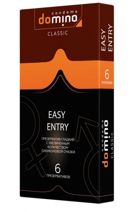 Презервативы с увеличенным количеством смазки DOMINO Easy Entry - 6 шт. - Domino - купить с доставкой в Костроме
