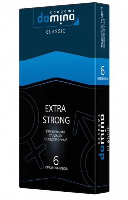 Суперпрочные презервативы DOMINO Extra Strong - 6 шт. - Domino - купить с доставкой в Костроме
