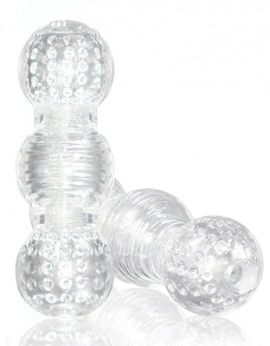 Прозрачный фигурный мастурбатор Master Stroker - Blush Novelties - в Костроме купить с доставкой