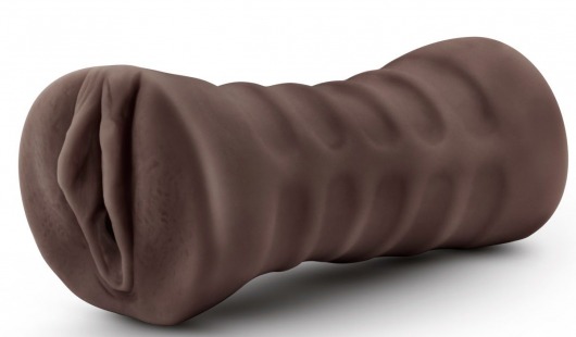 Коричневый мастурбатор-вагина Hot Chocolate Brianna - Blush Novelties - в Костроме купить с доставкой