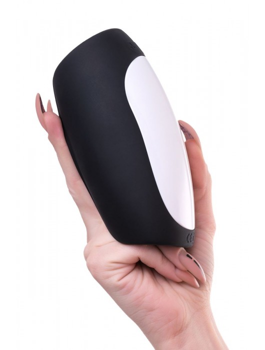 Черно-белый перезаряжаемый мастурбатор Erotist Hailstorm - Erotist Adult Toys - в Костроме купить с доставкой