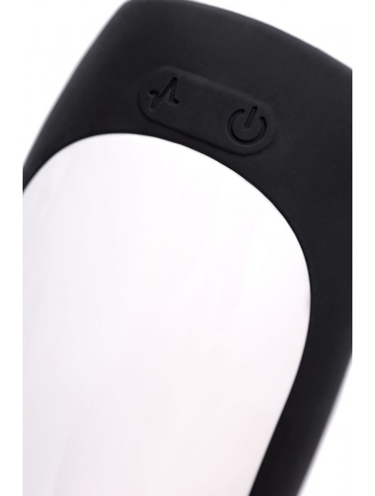 Черно-белый перезаряжаемый мастурбатор Erotist Hailstorm - Erotist Adult Toys - в Костроме купить с доставкой