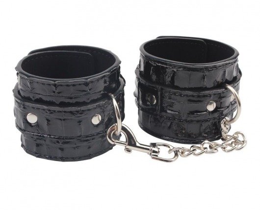 Черные наручники Surrender Wrist Restraints - Chisa - купить с доставкой в Костроме