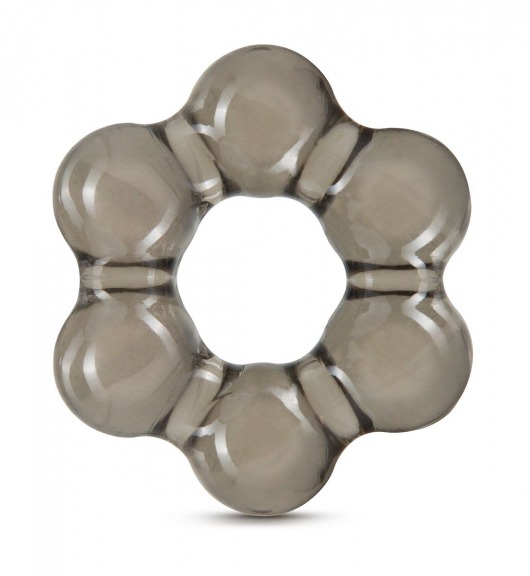Дымчатое эрекционное кольцо Stay Hard Thick Bead Cock Ring - Blush Novelties - в Костроме купить с доставкой