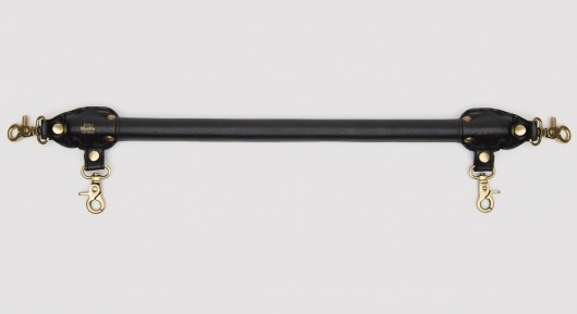 Черная распорка для ног Bound to You Faux Leather Spreader Bar - 50,8 см. - Fifty Shades of Grey - купить с доставкой в Костроме