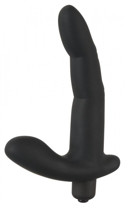 Черный вибромассажер простаты Naughty Finger Prostate Vibe - 13,8 см. - Orion - в Костроме купить с доставкой