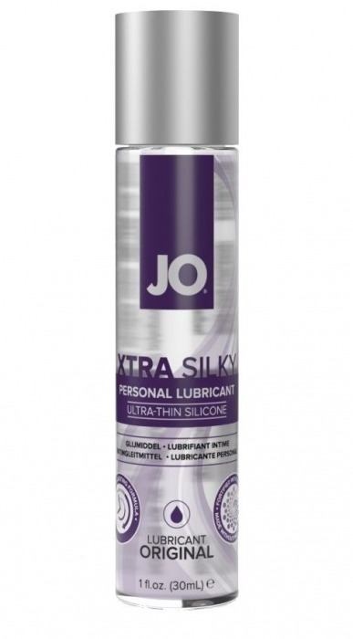 Лубрикант на силиконовой основе JO Xtra Silky - 30 мл. - System JO - купить с доставкой в Костроме