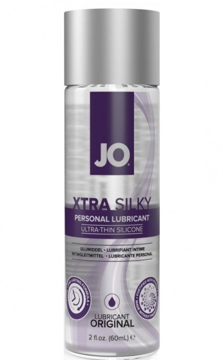 Лубрикант на силиконовой основе JO Xtra Silky - 60 мл. - System JO - купить с доставкой в Костроме