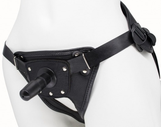 Черный пояс для насадок BEST CLASS STRAP - LOVETOY (А-Полимер) - купить с доставкой в Костроме