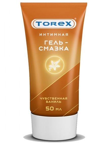 Смазка на водной основе TOREX  Чувственная ваниль  - 50 мл. - Torex - купить с доставкой в Костроме