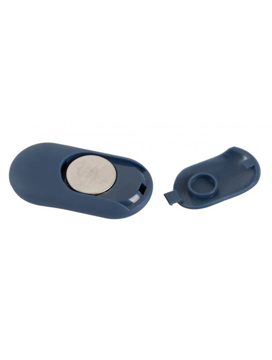 Синий вибростимулятор простаты с кольцом - 14,5 см. - Orion - в Костроме купить с доставкой