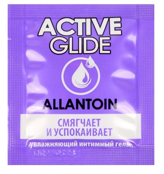 Лубрикант на водной основе Active Glide с аллантоином - 3 гр. - Биоритм - купить с доставкой в Костроме