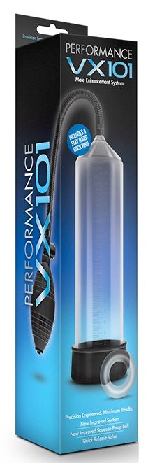 Прозрачная вакуумная помпа VX101 Male Enhancement Pump - Blush Novelties - в Костроме купить с доставкой