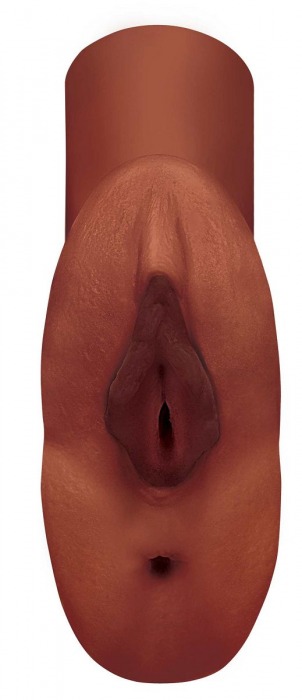 Коричневый мастурбатор Perfect Pussy Double Stroker - Pipedream - в Костроме купить с доставкой