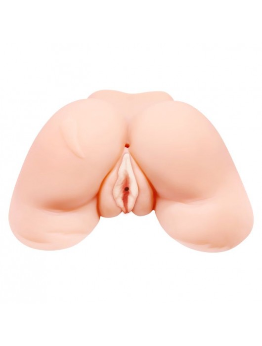 Телесная вибровагина Julie с 2 рабочими отверстиями - Baile - в Костроме купить с доставкой