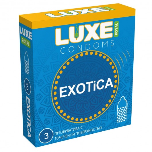 Текстурированные презервативы LUXE Royal Exotica - 3 шт. - Luxe - купить с доставкой в Костроме