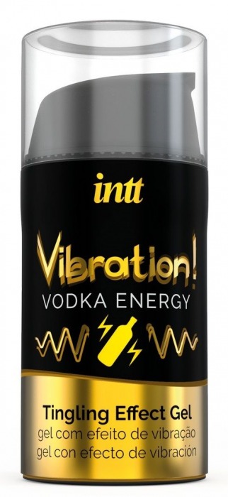 Жидкий интимный гель с эффектом вибрации Vibration! Vodka Energy - 15 мл. - INTT - купить с доставкой в Костроме