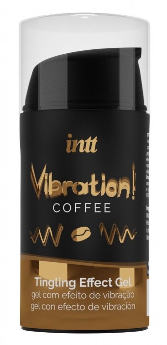 Жидкий интимный гель с эффектом вибрации Vibration! Coffee - 15 мл. - INTT - купить с доставкой в Костроме
